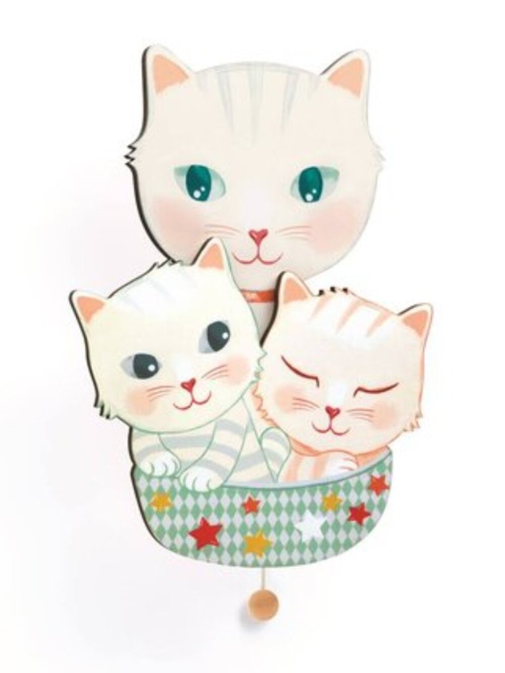 Djeco Wall-mounted Animated Musical Box - Kittens  New in Box
